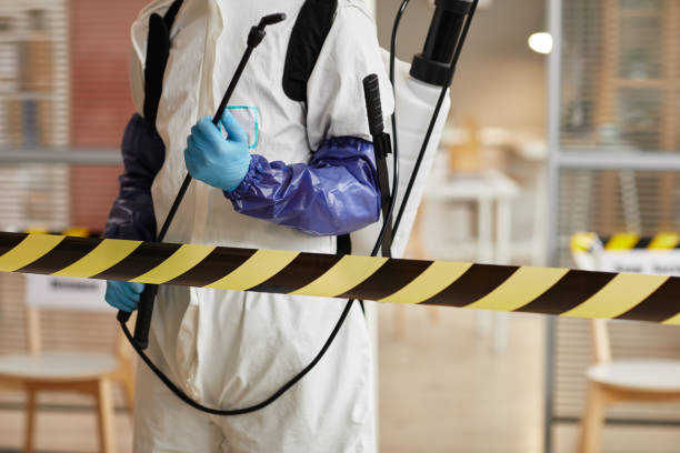 Professional Sewage Cleanup technician working in Holmdel, NJ